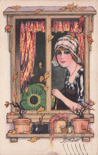 45e cartolina illustratore - cartolina,