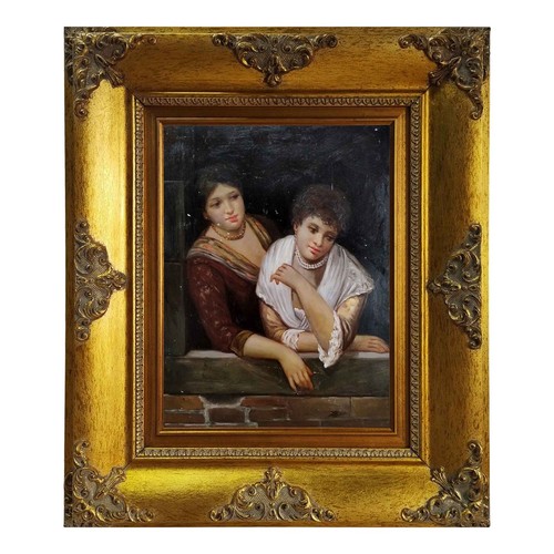 Olio tavola 30x40 donne - tavola,