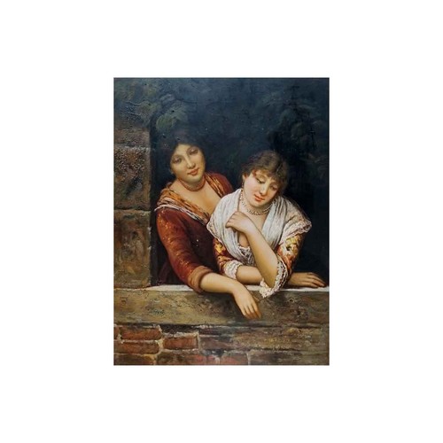 Dipinto artigianale due donne - artigianale,